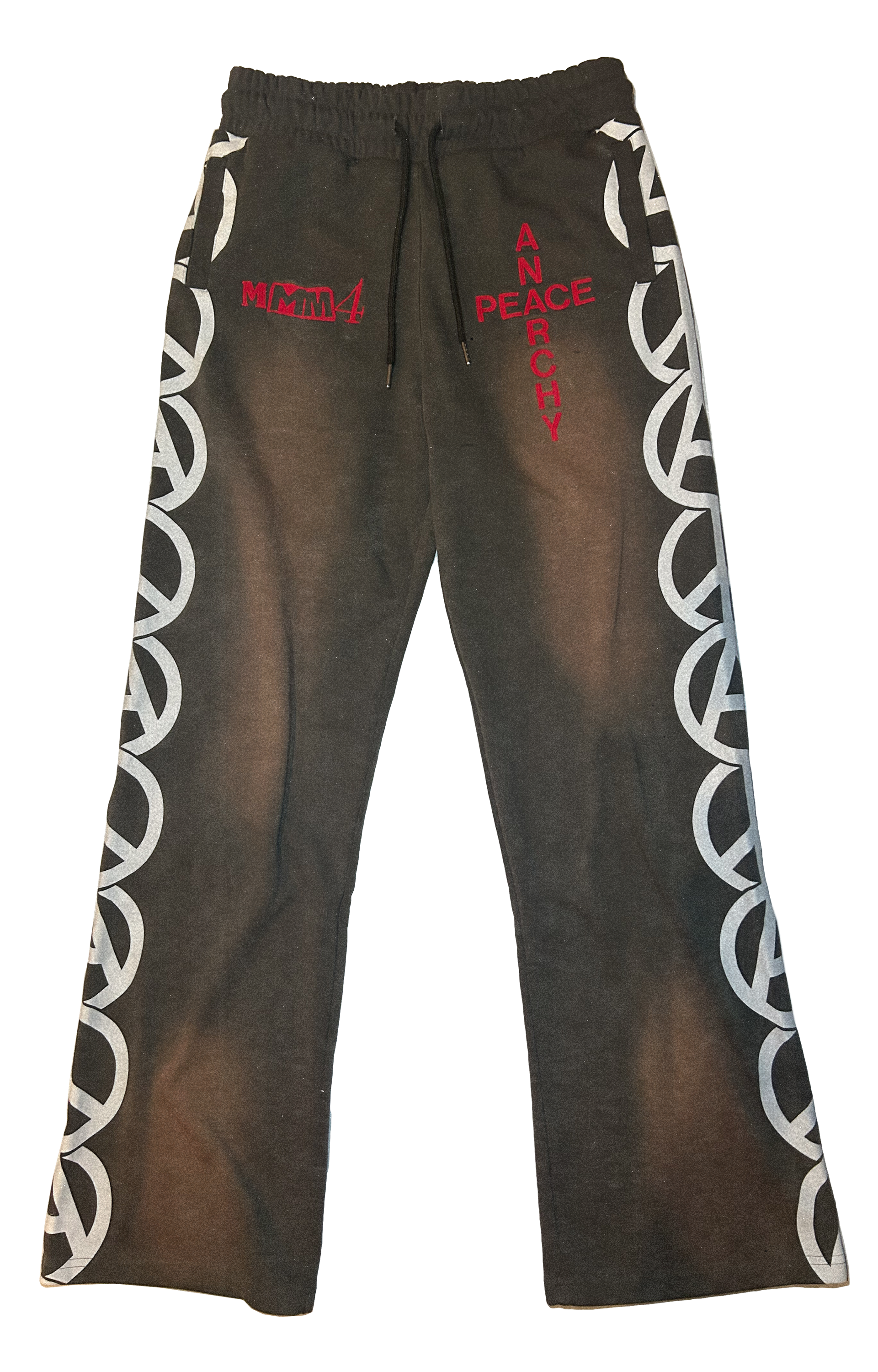 Peace and Anarchy sweatpants .